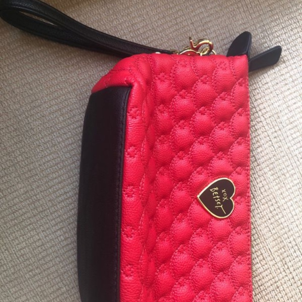 Betsy Johnson wristlet new